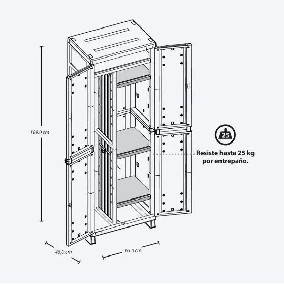 Armario Multiuso Barú - RIMAX