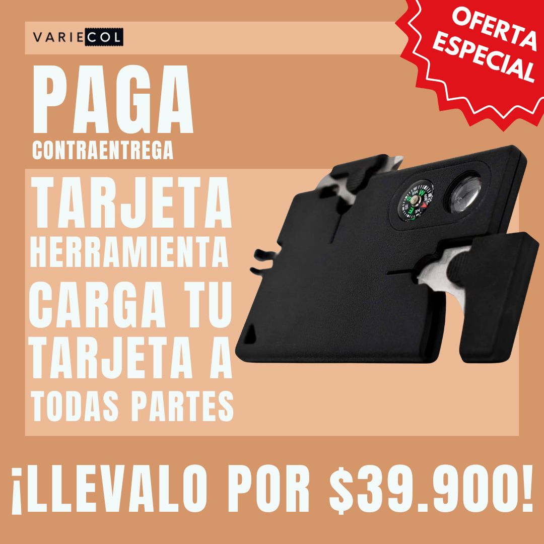 TARJETA HERRAMIENTAS 10 EN 1