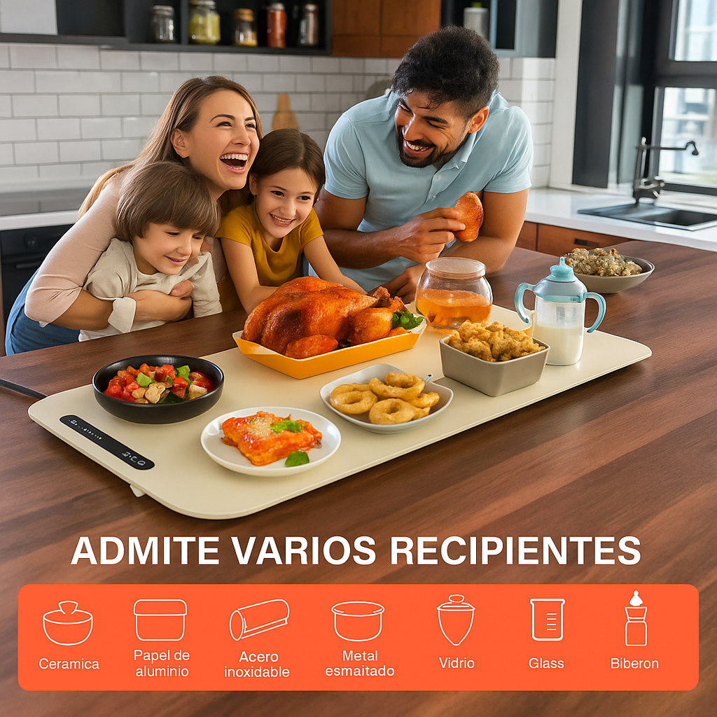 Tapete Calentador de Comida