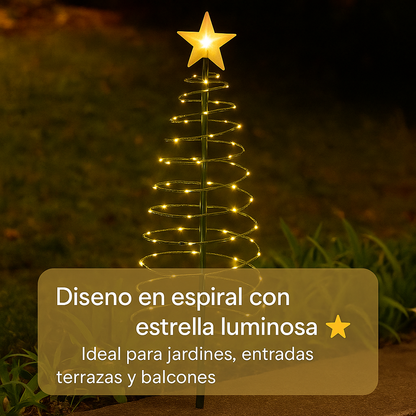 Ilumina tu hogar con la magia de la Navidad - ARBOL NAVIDAD ESPIRAL