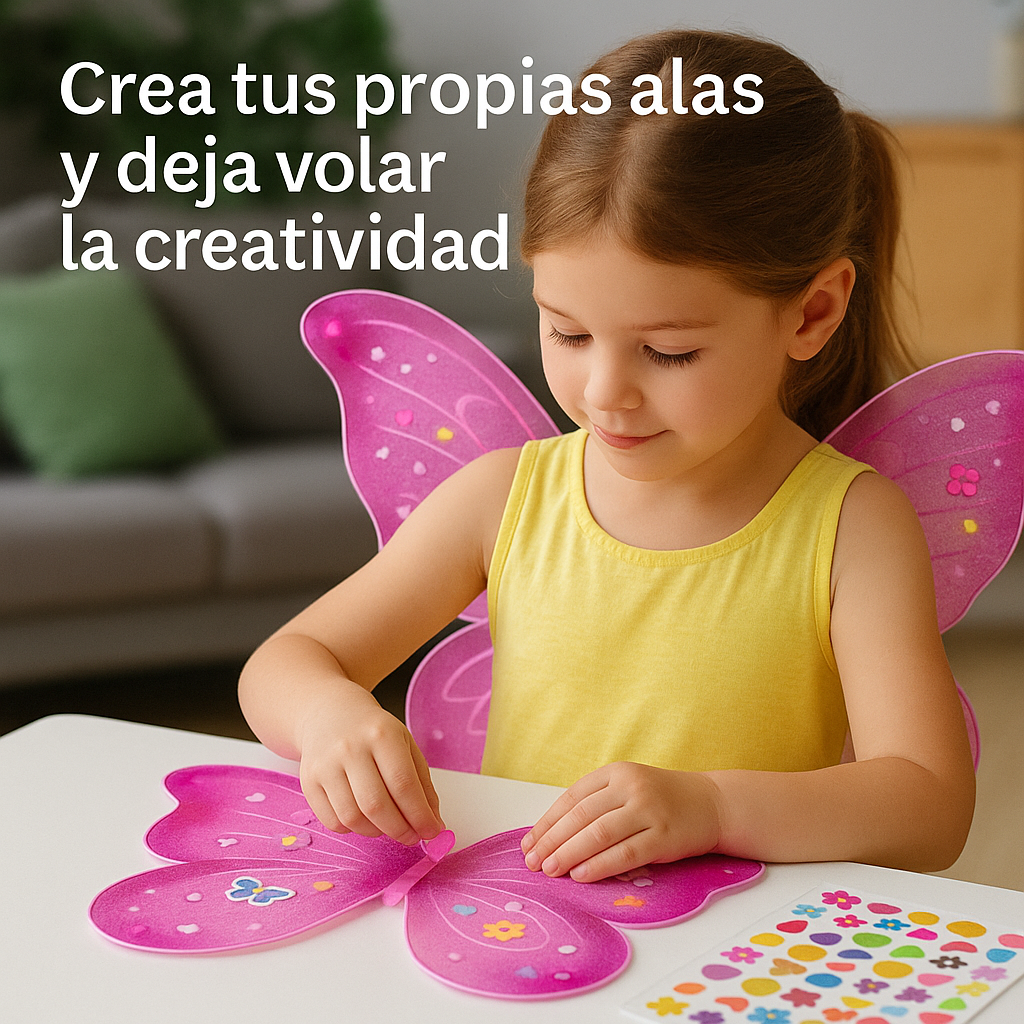 El disfraz que hace sentir a tu niña como un hada de verdad. - ALAS DE MARIPOSA.