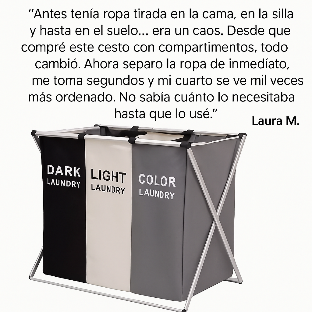 INDISPENSABLE ORGANIZADOR DE LAVANDERÍA PARA EL HOGAR