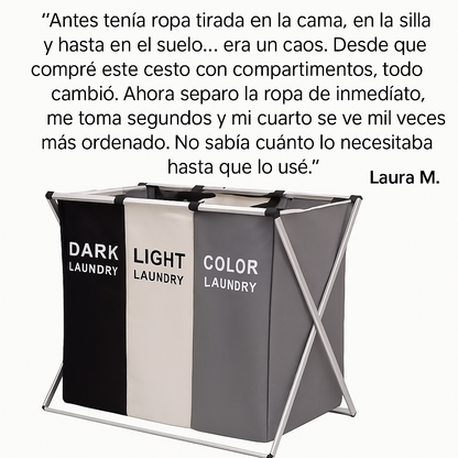 INDISPENSABLE ORGANIZADOR DE LAVANDERÍA PARA EL HOGAR