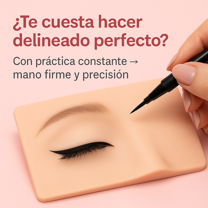 Domina el Delineado y el Difuminado Perfecto - CARA SILICONA PARA MAQUILLAJE