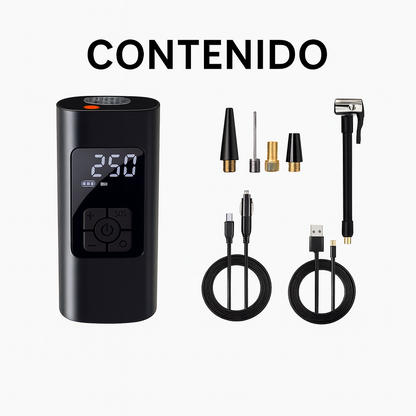 Un inflador potente, compacto y confiable - Mini inflador portatil