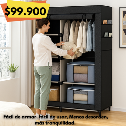 Closet Organizador 3 en 1 con 3 Compartimientos – Compacto, Resistente y Multiusos