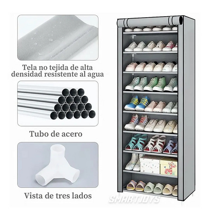 Zapatero 9 Niveles |  Organiza hasta 27 pares de zapatos y más…