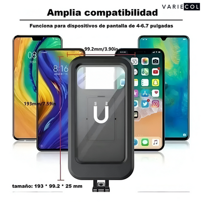 Soporte estuche impermeable para celular