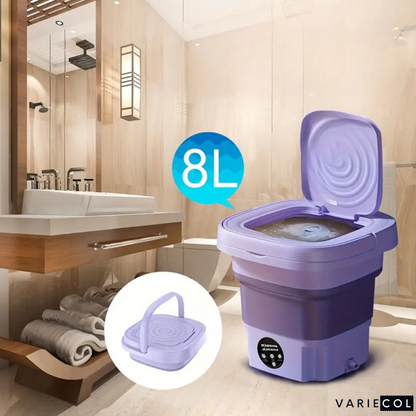 Lavadora portátil plegable – Asombrosamente práctica y eficiente.