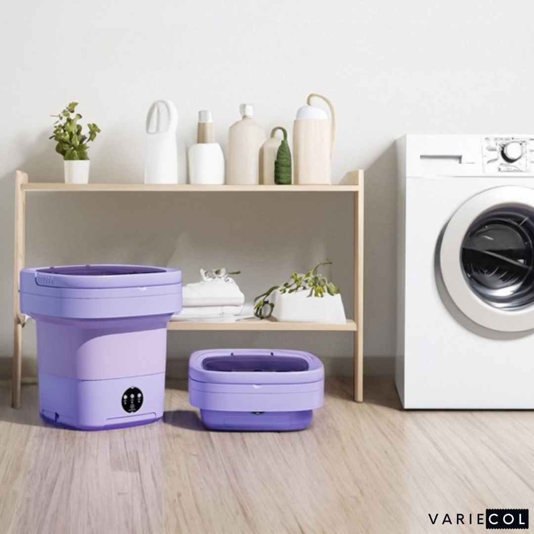 Lavadora portátil plegable – Asombrosamente práctica y eficiente.