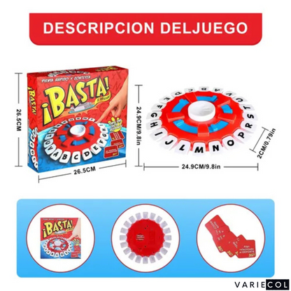 JUEGO DE MESA PARA DISFRUTAR EN FAMILIA - BASTA