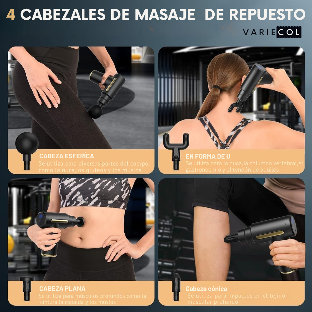 RELAJA TUS MUSCULOS CON LA INCREIBLE PISTOLA MASAJEADORA