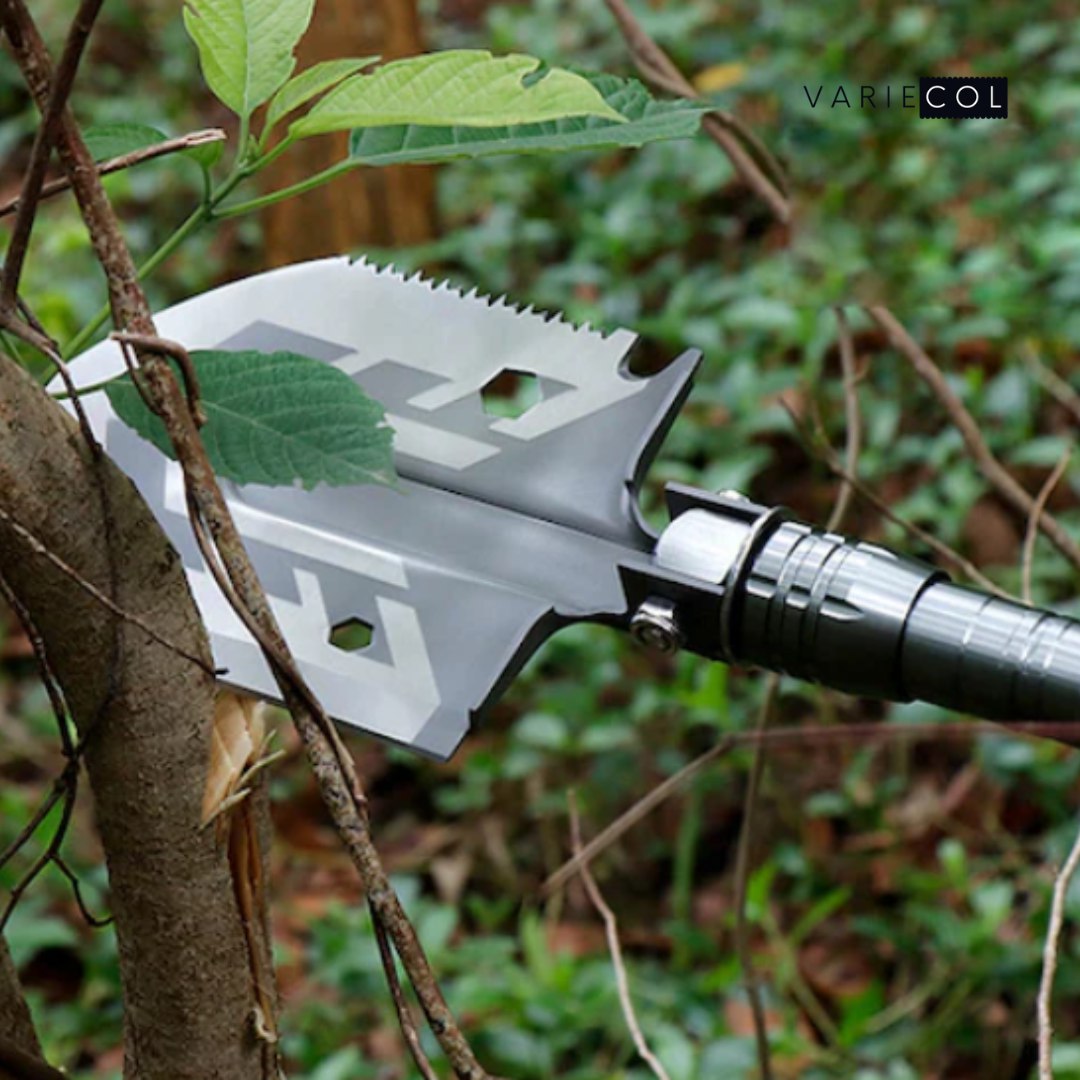 NUEVA Y PRACTICA PALA PORTATIL PLEGABLE 12 EN 1